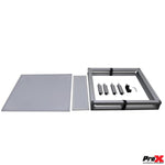 ProX XSA-2X2-8 LUMOStage 8-Inch High Acrylic Platform Riser Section With Clamps And 2 Side Acrylic Covers ProX Cases