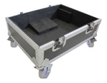 ProX X-RCF-HDL6ALAX2W, Line Array Flight Case for 2 RCF HDL6-A HDL26-A Speakers with Wheels - Hollywood DJ