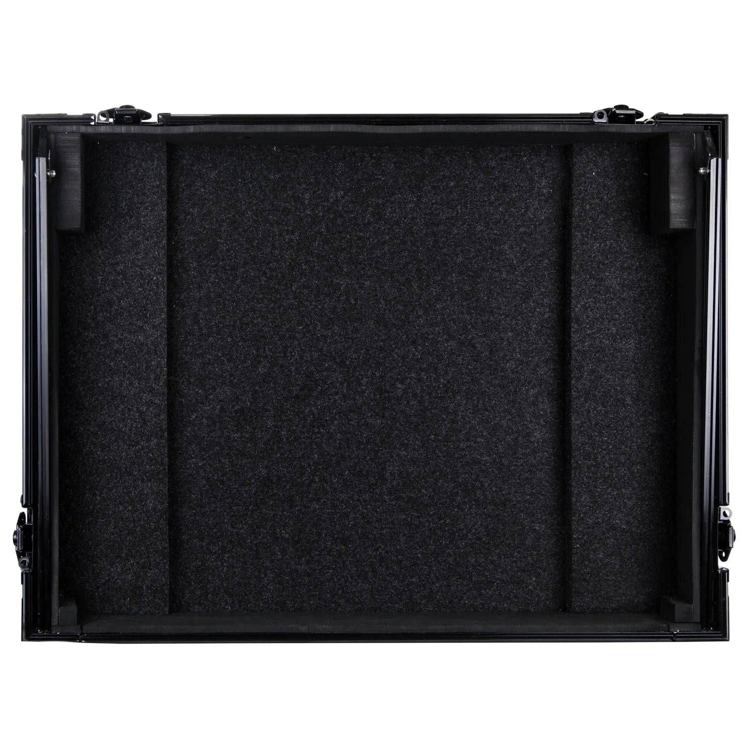 Odyssey FZGSPRIME4BL, Black Denon Prime 4 Flight Case with Glide Platform - Hollywood DJ