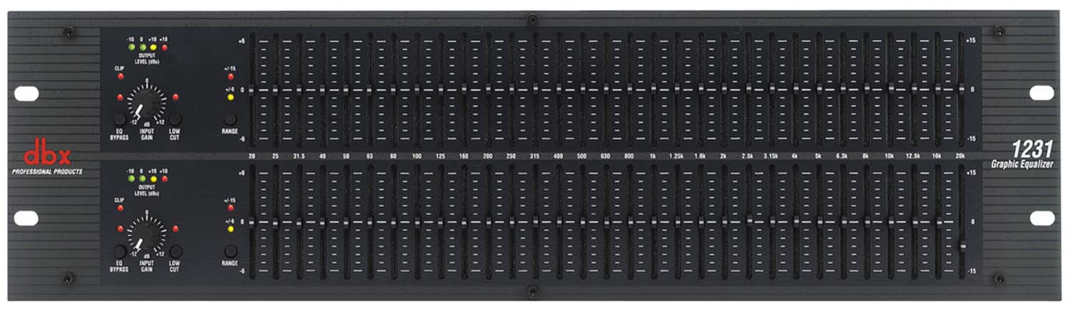 DBX 1231 Dual Channel 31-Band Equalizer - Hollywood DJ