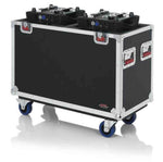 Gator GTOURMH250 Flight Case for two 250-style Moving Head Lights - Hollywood DJ