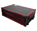 ProX XS-RANEONE WLTFRLED DJ Flight Case for Rane One 1U Rackspace with Sliding Laptop Shelf, Wheels and LED KIT - Hollywood DJ