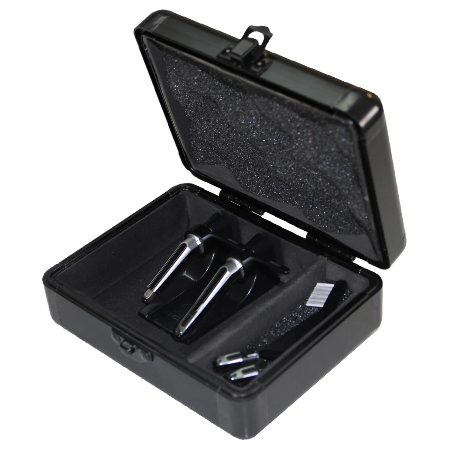 B-Stock: Odyssey KCC2PR2BL, KROM Series Black PRO2 Case for Two Turntable Needle Cartridges - Hollywood DJ