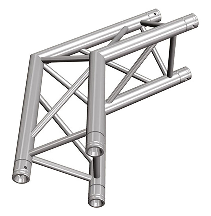 Global Truss TR-4089-O, Two Way 120 Degree Apex Out Corner for F33 Triangular Truss System - 1.64 FT - Hollywood DJ
