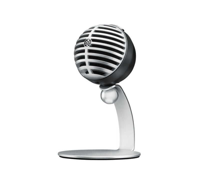 Shure MV5 Digital Condenser Microphone (Black) With USB and Lightning Cable - Hollywood DJ