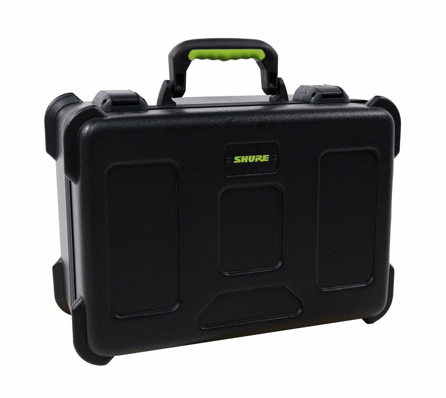 Shure MICCASEW07 Molded Case with Drops for 7 Wireless Microphones and TSA-Approved Latches - Hollywood DJ