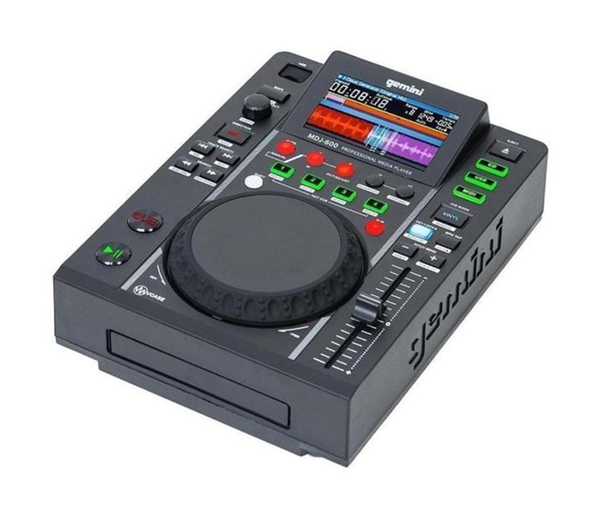 Gemini Sound MDJ-600 Professional CD and USB Media Player