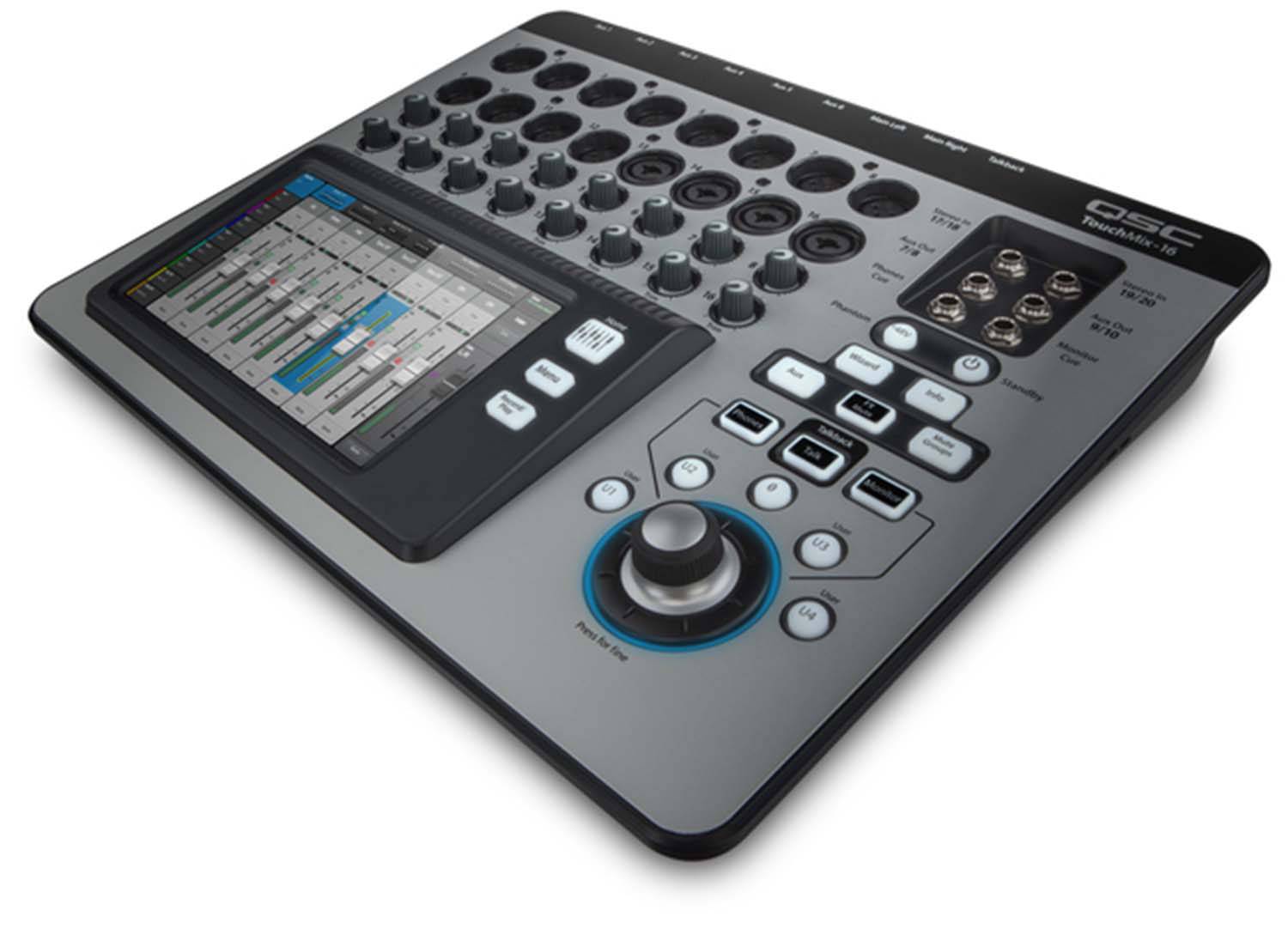 QSC TOUCHMIX16 22-Channel Touchscreen Compact Digital Mixer - Hollywood DJ