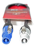 ProX XC-PWC12-06, High Performance 12AWG Blue to Gray Link Cable for Power Connection compatible devices - 6 Ft - Hollywood DJ