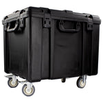 Odyssey VU252020WNF Empty Bottom Interior Injection-Molded Utility Case with Wheels - 25.5″ x 20.5″ x 18″ - Hollywood DJ