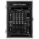 Odyssey FZ12MIXXDDIA, Universal Format 12 Inches Silver Diamond Plated DJ Mixer Case - Hollywood DJ
