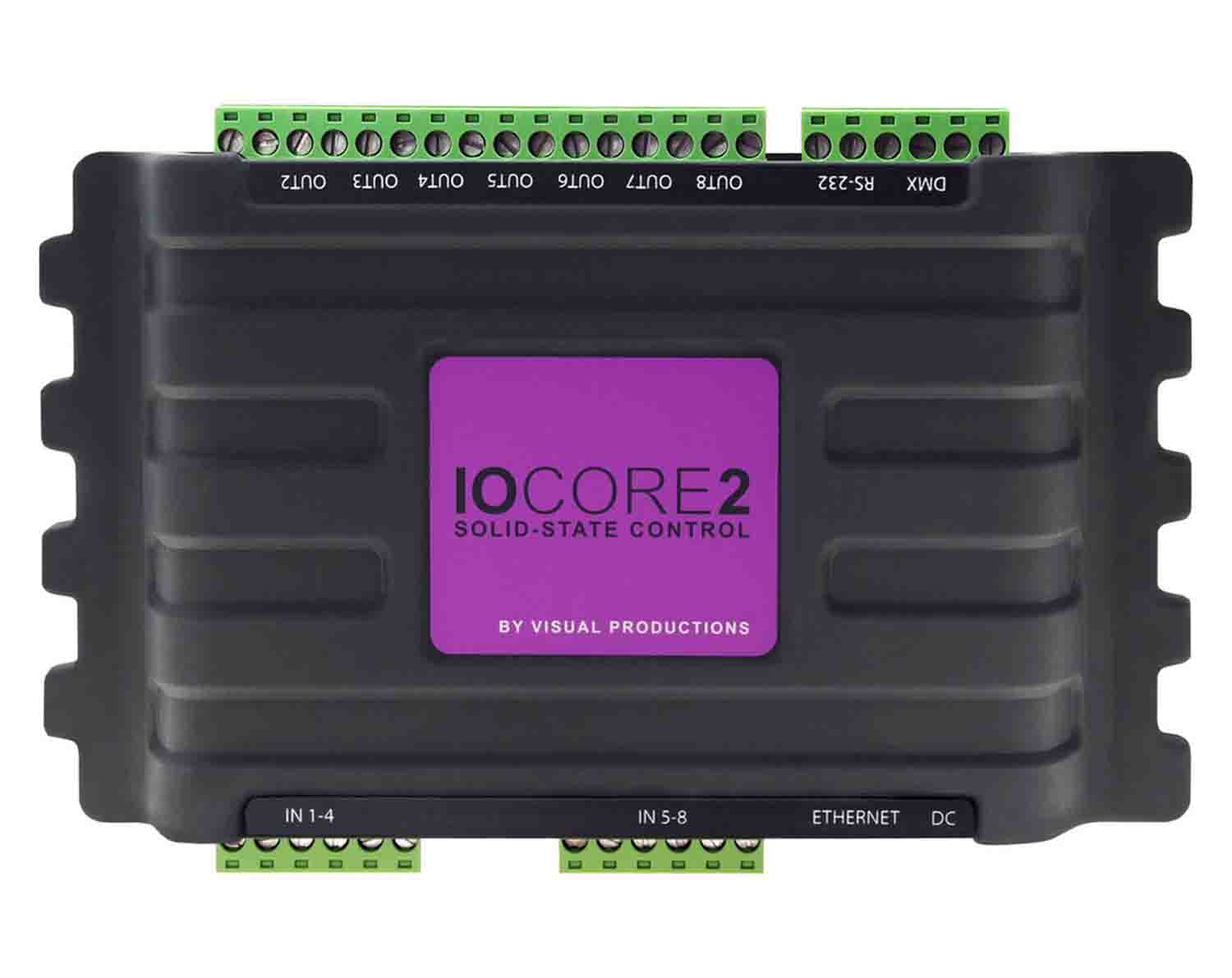 Visual Productions IoCore2 GPI+GPO Interface with RS-232 & DMX - Hollywood DJ