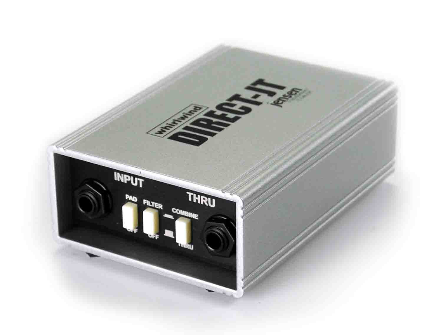 Whirlwind DIRECT-JT, Passive, Single Channel Direct Box with Jensen Transformer - Hollywood DJ