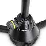 Gravity GMS4222B Short Microphone Stand with Folding Tripod Base and 2-Point Adjustment Telescoping Boom - Hollywood DJ