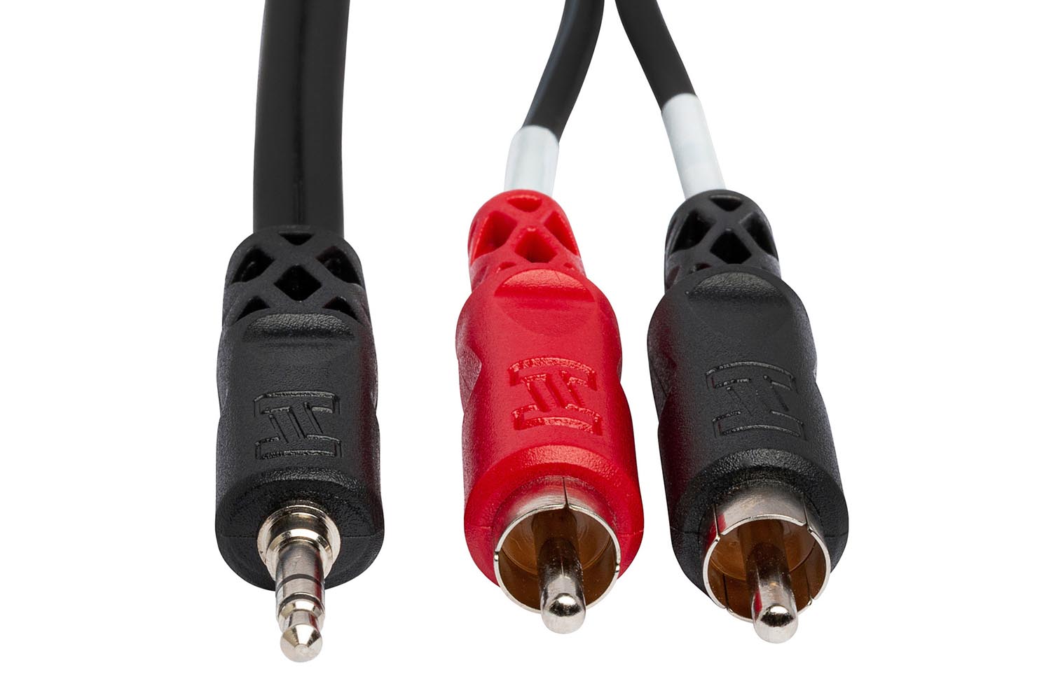 Hosa Stereo Breakout Cable 3.5 mm TRS to Dual RCA - Hollywood DJ