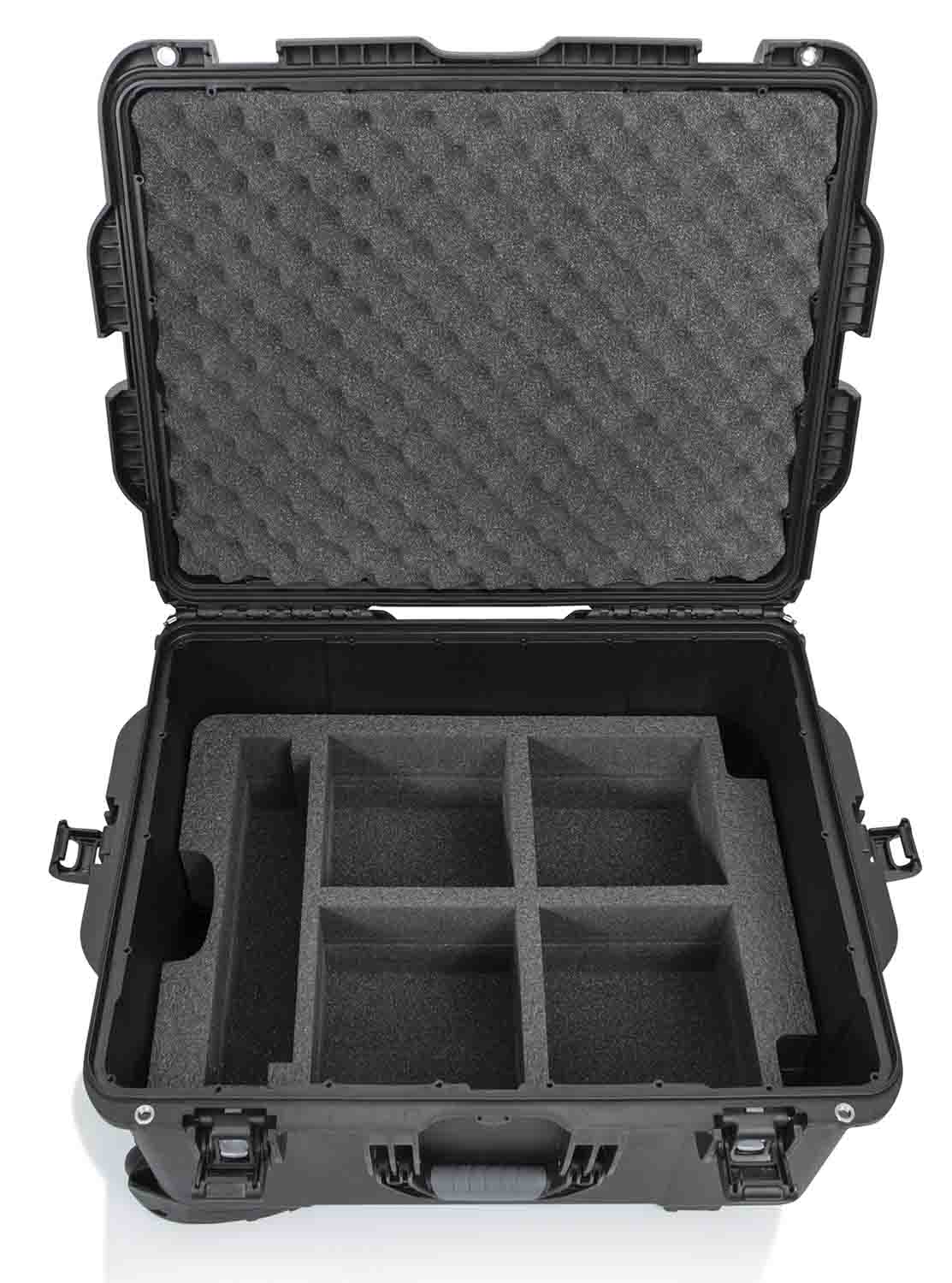 Gator Cases GWP-TITANRODECASTER4 Titan Case for Rodecaster Pro, 4 Mics and 4 Headsets - Hollywood DJ