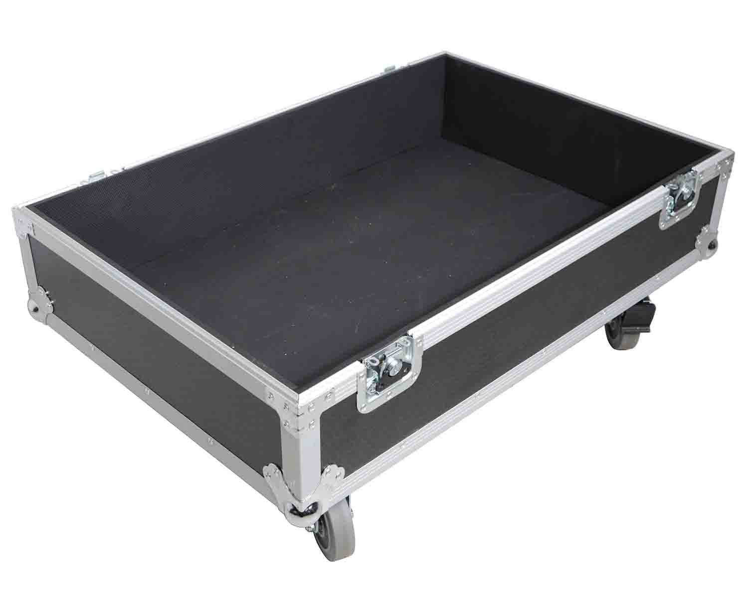 ProX XS-322127SPW Universal Flight Case for Line Array Speaker with Caster Wheels - Holds QSC KS118 - Hollywood DJ