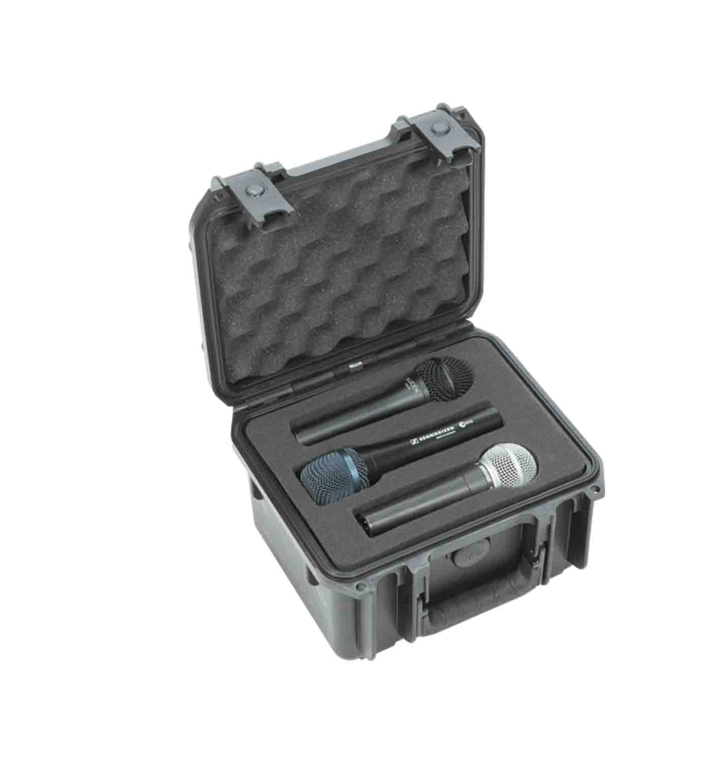 SKB Cases 3i-0907-MC6 iSeries 0907 DJ Waterproof Case for Six Microphone - Hollywood DJ