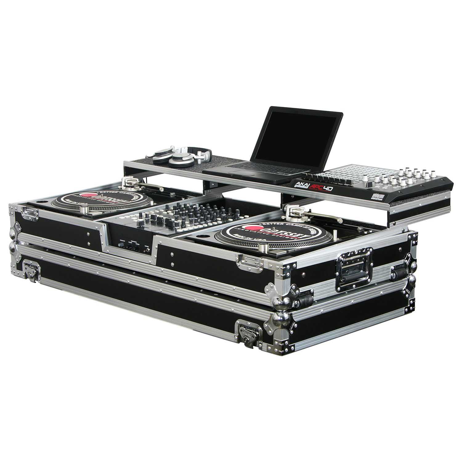 Odyssey FZGSPBM12W Universal 12″ Format DJ Mixer Flight Coffin Case - Hollywood DJ