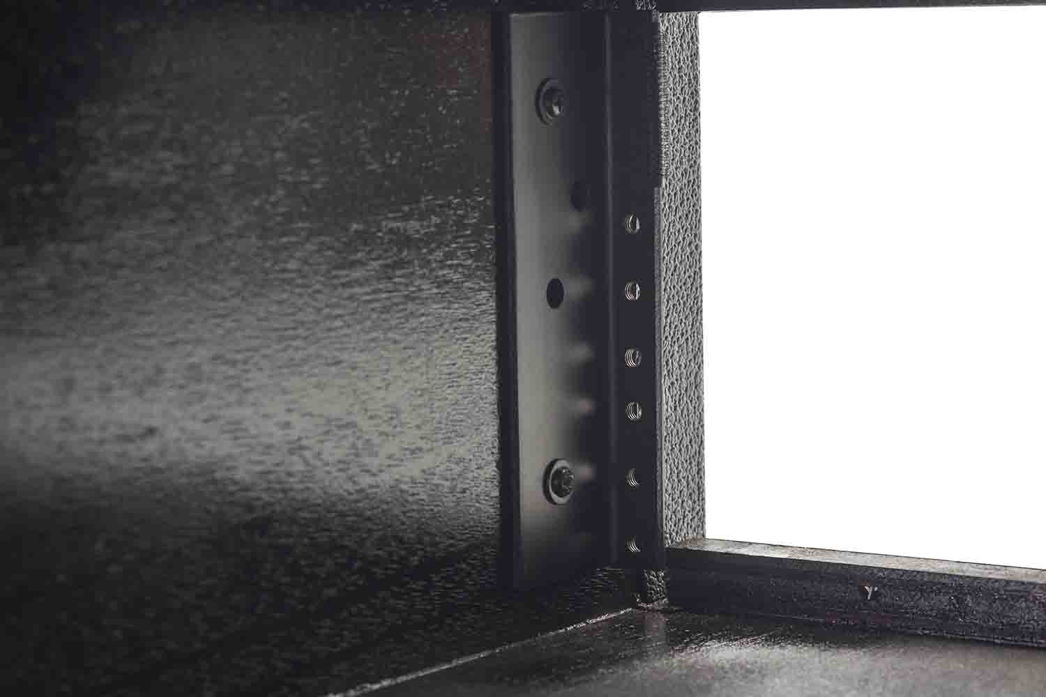 Gator Cases GR-RETRORACK-2BK Vintage Amp Vibe Rack Case - 2U Black - Hollywood DJ