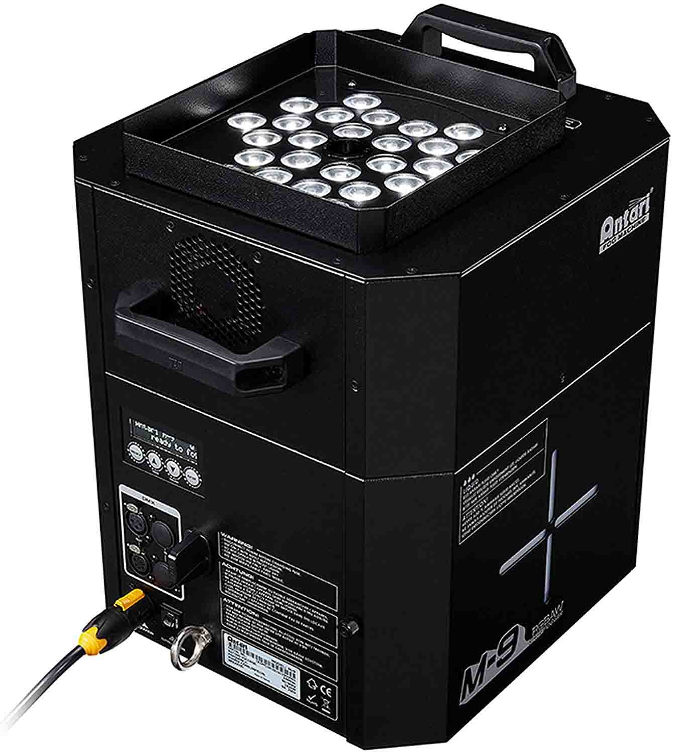 Antari M-9 RGBAW LED Multi-Position Fogger with Powerful 50 Foot Upshot Burst - Hollywood DJ