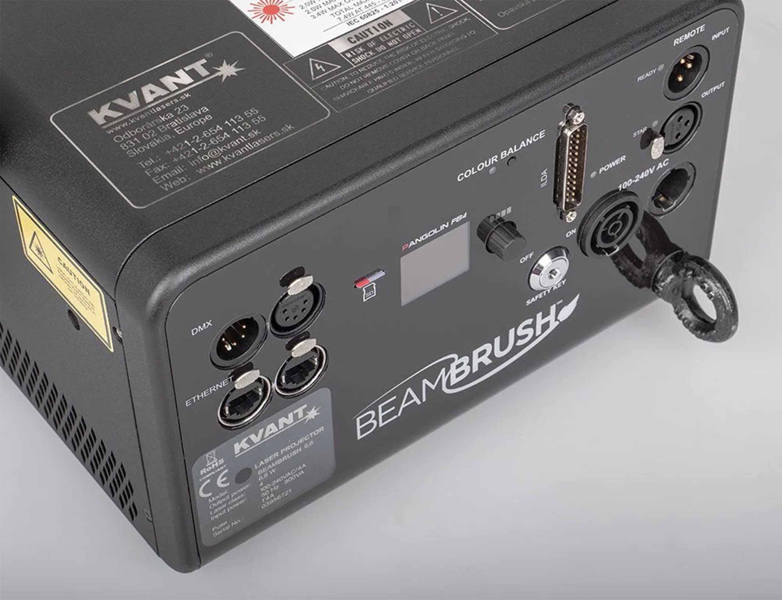 Kvant Lasers Beam Brush 7000, Professional Full-Color RGB Laser Display System - Hollywood DJ
