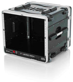 Gator Cases GRR-8PL-US Powered Rolling Molded 8U Rack Case - Hollywood DJ