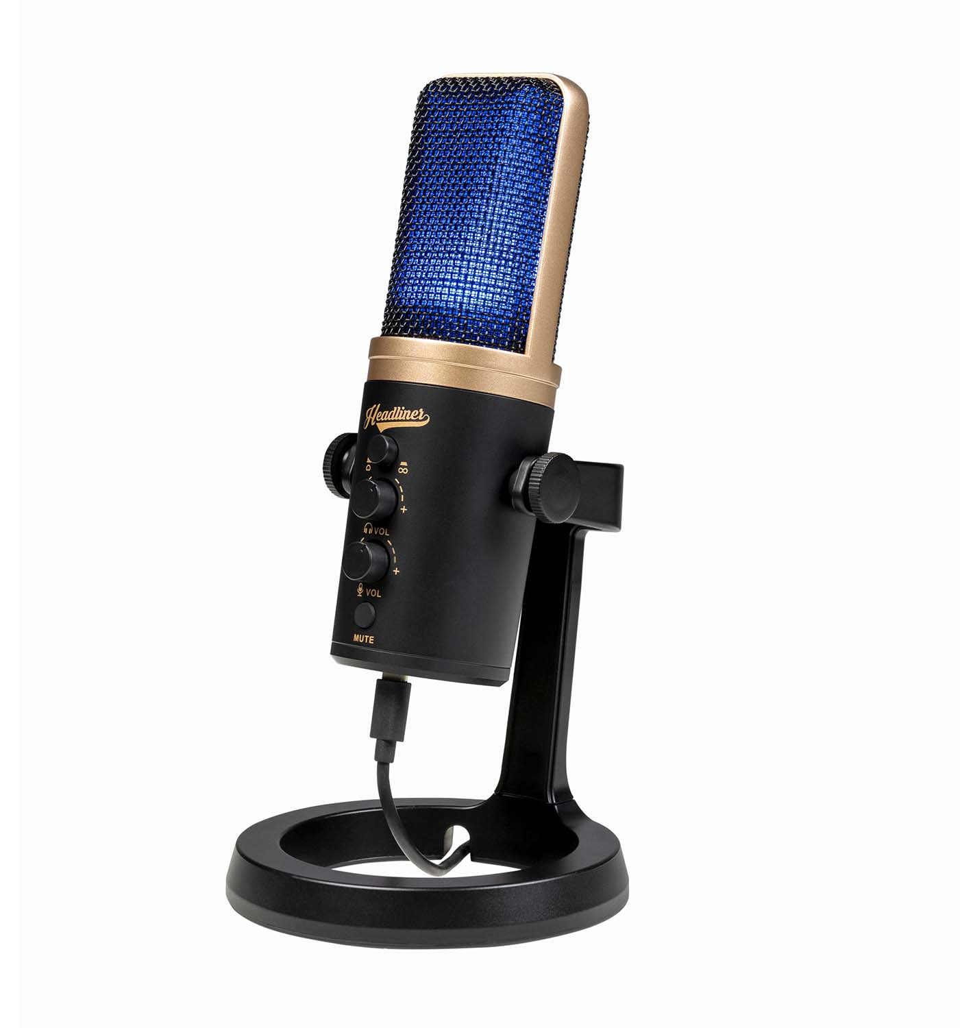 Headliner HL90510 Roxy Stereo USB Condenser Microphone - Podcast - Hollywood DJ