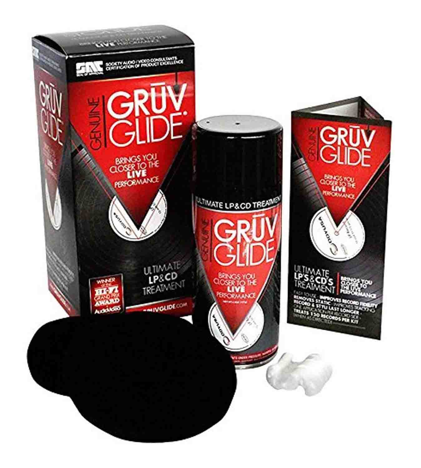 Odyssey GruvGlide LP Vinyl Record Cleaning Treatment Kit GruvGlide