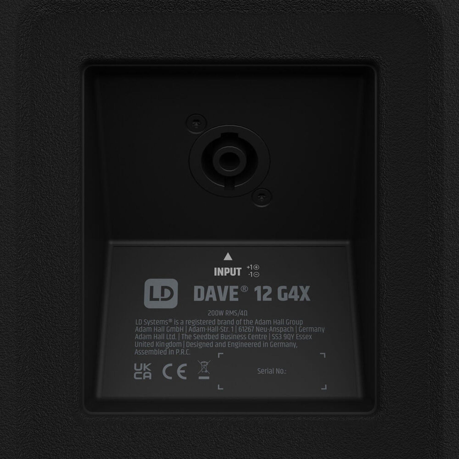 LD Systems DAVE 12 G4X Compact 2.1 Powered PA System with Bluetooth and Mixer - 750W RMS - Hollywood DJ