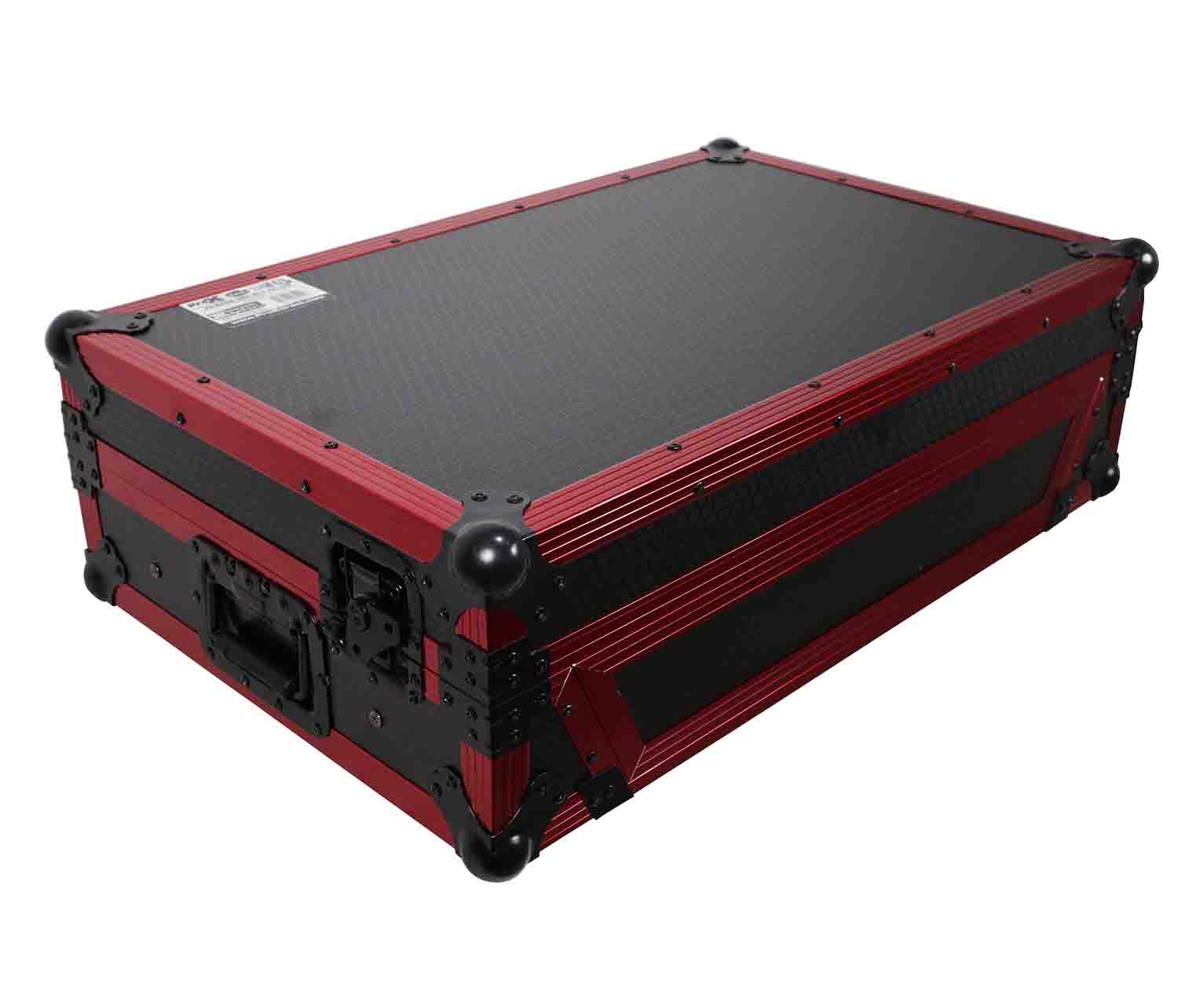 ProX XS-RANEONE WLTFRLED DJ Flight Case for Rane One 1U Rackspace with Sliding Laptop Shelf, Wheels and LED KIT - Hollywood DJ