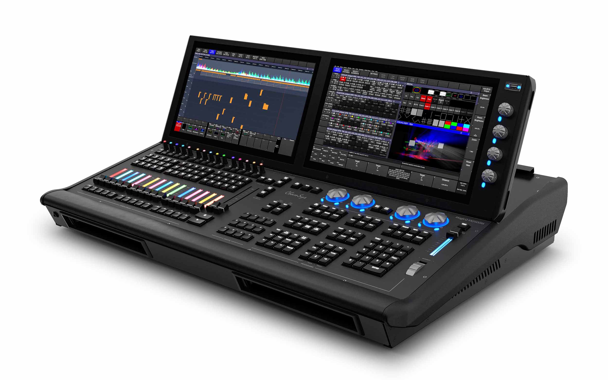 ChamSys MagicQ MQ500M Stadium Console with 256-Universe Support and Flight Case - Hollywood DJ