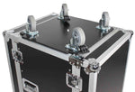 ProX XS-18R18W 18U Space Amp Rack Mount ATA Flight Case with Casters - 18 Inch - Hollywood DJ