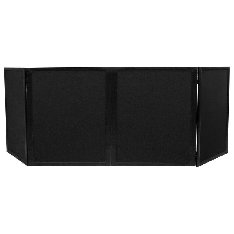 Odyssey SWF7246BLK, 72″ W x 46″ H All-Black Pro DJ Facade Odyssey