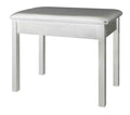 Onstage KB8802W Keyboard and Piano Bench - White - Hollywood DJ