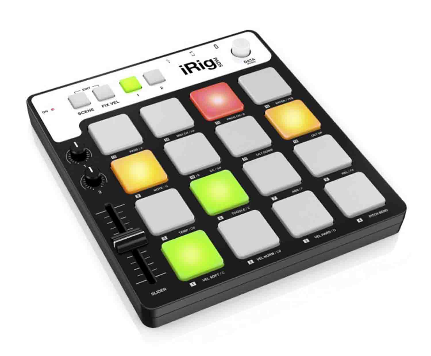 IK Multimedia iRig PADS USB-MIDI Pad Controller for iOS, Android, Mac, and PC - Hollywood DJ