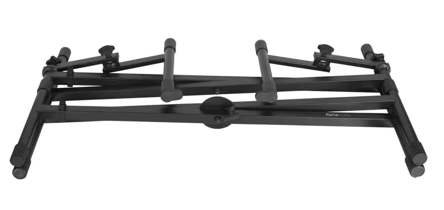 Gator Frameworks GFW-KEY-5100X Deluxe 2 Tier "X" Style Keyboard Stand - Hollywood DJ