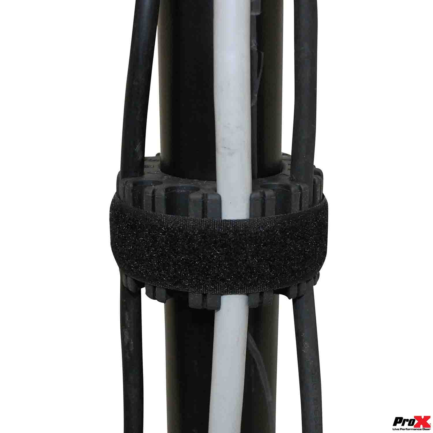 ProX XC-CABLEKEEPER, Universal Cable Management Ring for Speaker Stands and Poles - Hollywood DJ