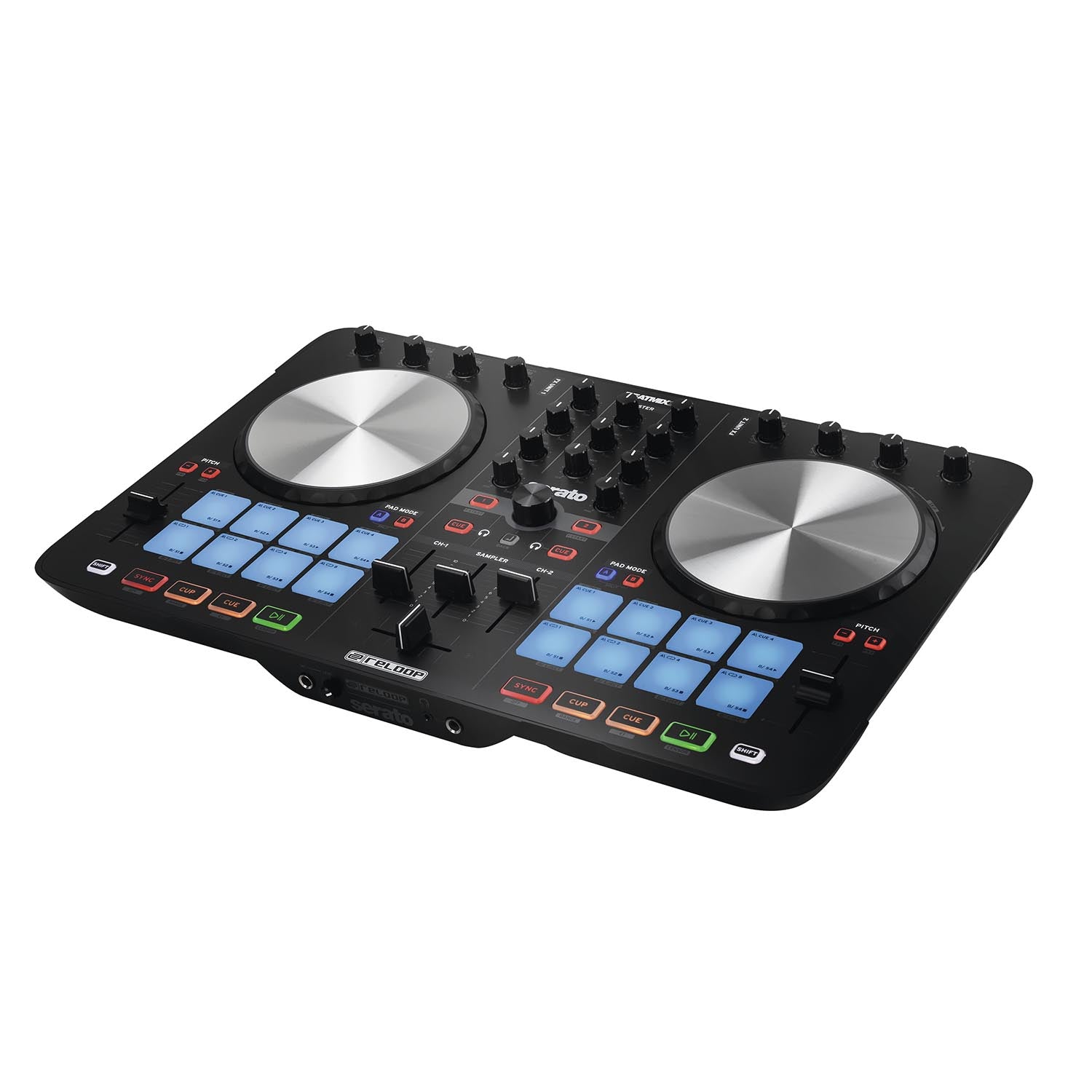 Reloop BEATMIX-2-MK2, 2 Channel Performance Pad Controller For Serato DJ - Hollywood DJ