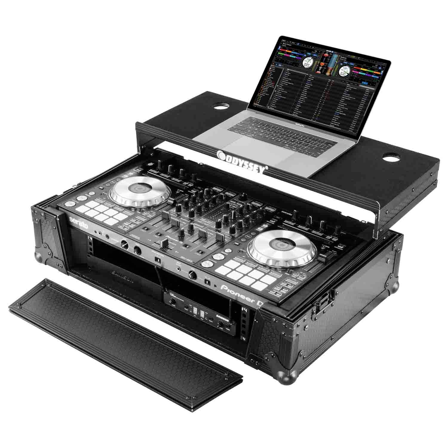 Odyssey 810196 Industrial Board Glide Style 2U DJ Case for Pioneer DDJ-SX3 - Hollywood DJ