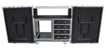 ProX XS-12U4DTWCO Dual-Table Case and Mixing Console Workstation with Casters - Hollywood DJ