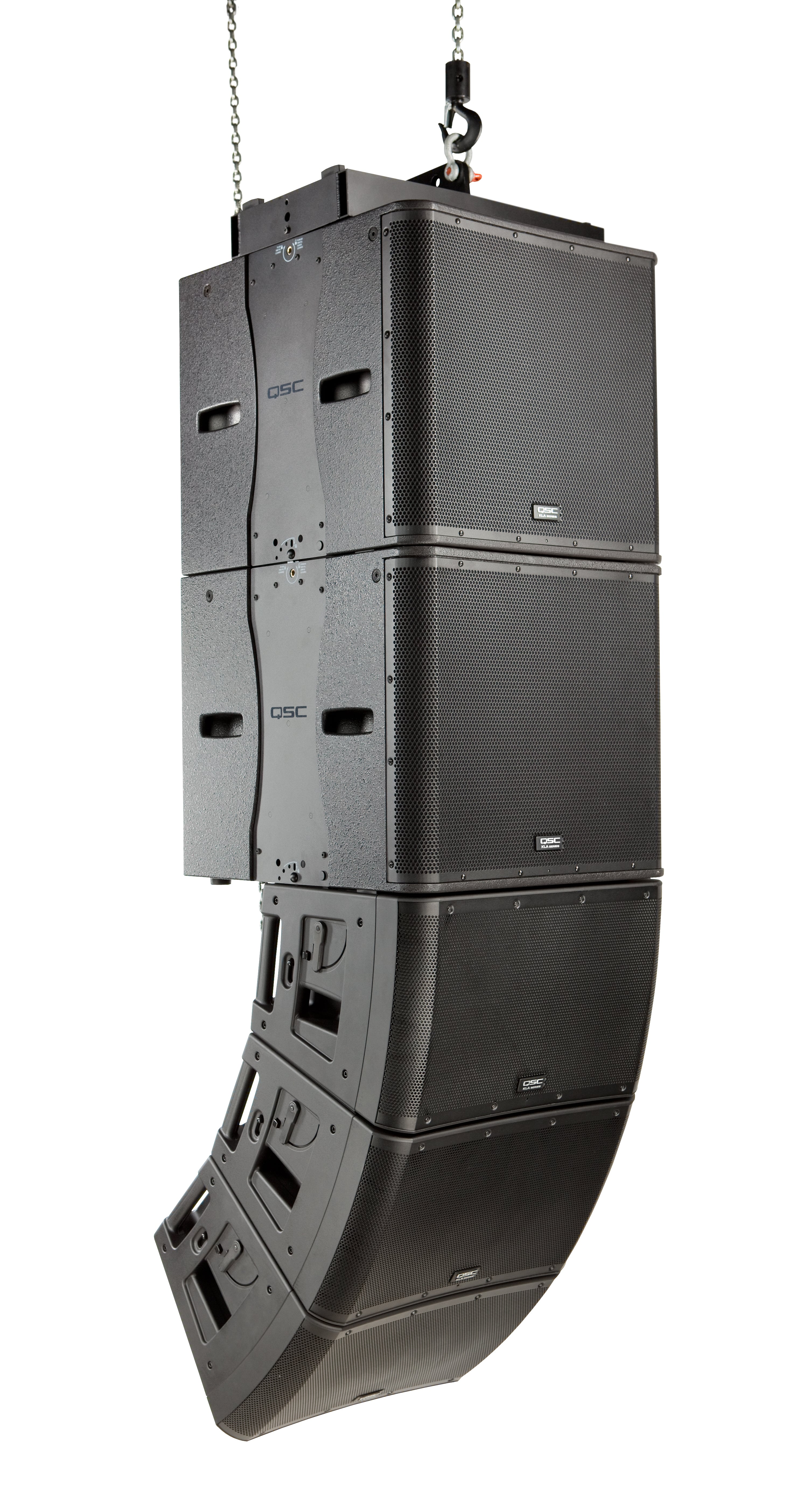 QSC KLA12-BK, 12" 2-Way Line Array Loudspeaker - Black by QSC