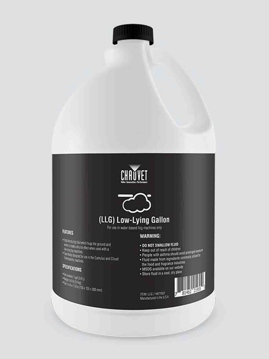 Chauvet DJ LLG Low-Lying Fog Fluid - 1 Gallon - Hollywood DJ