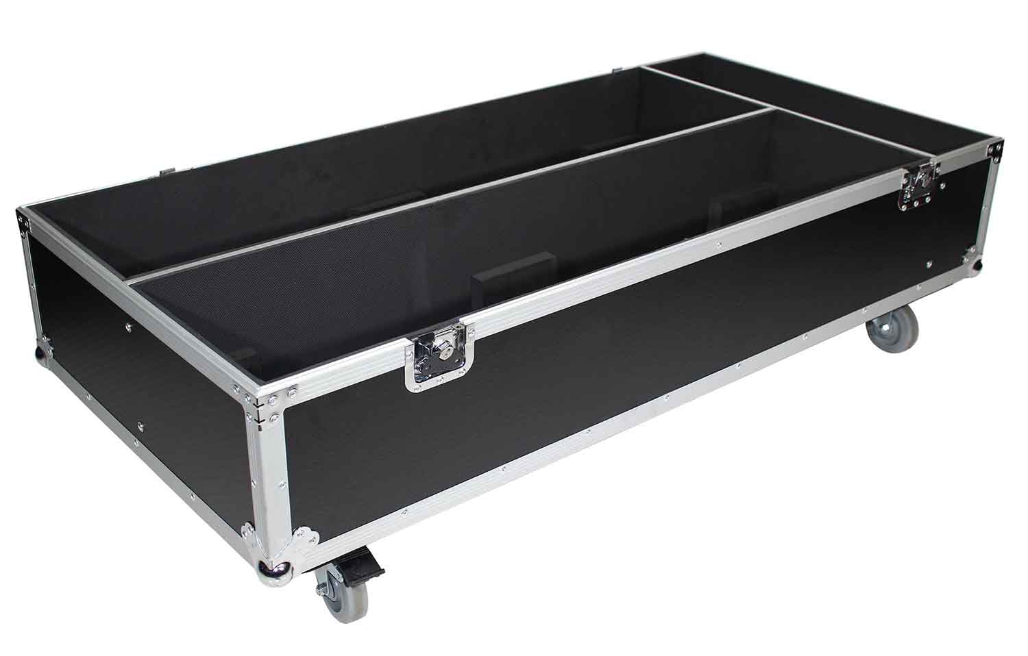 ProX X-RCF-NXL44AX2W Flight Case for 2 RCF NXL44-A Active 2 Way Column Array with 4 Inch Wheels - Hollywood DJ