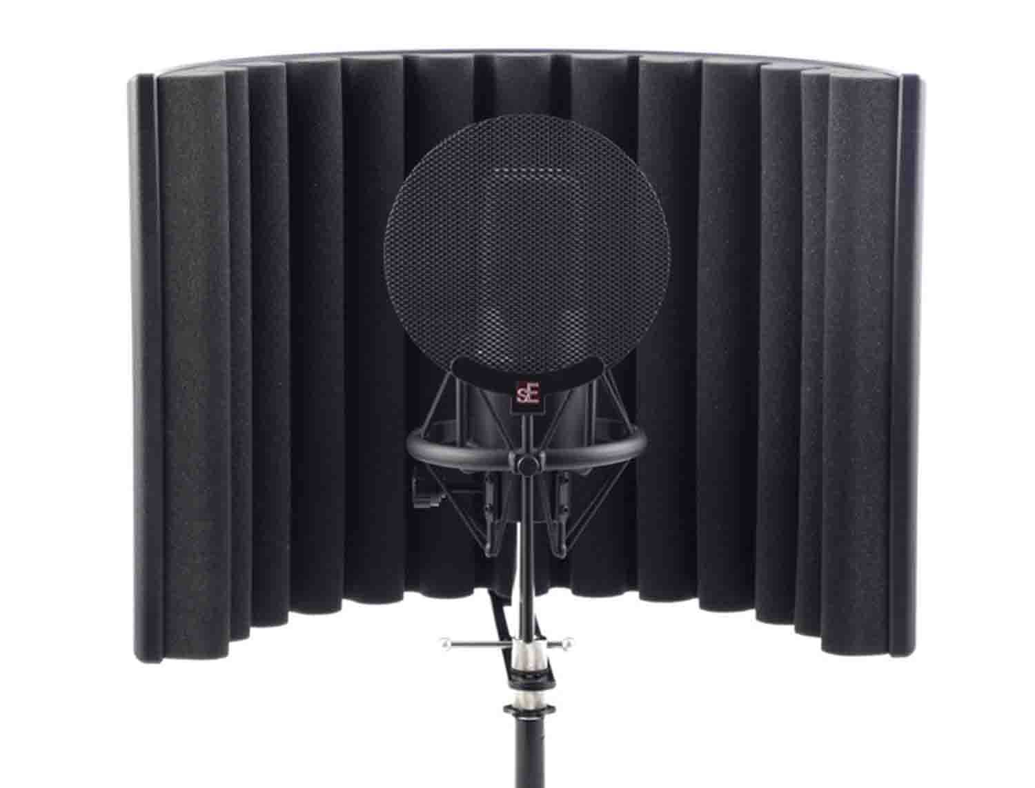 sE Electronics RF-X Portable Isolation Filter X Vocal Booth - Gray - Hollywood DJ