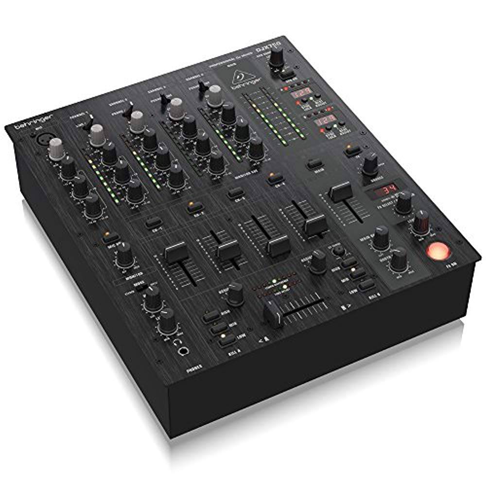 Behringer DJX750, Professional 5-Channel DJ Mixer with Advanced Digital Effects and BPM Counter - Hollywood DJ