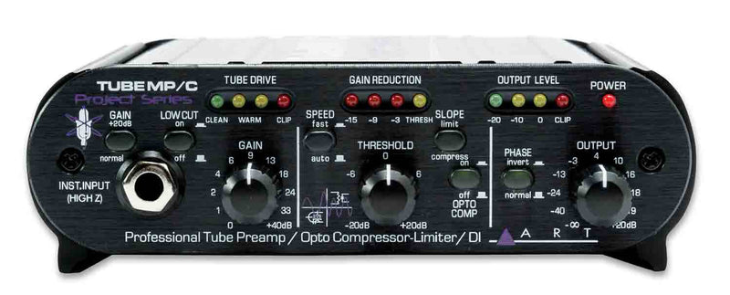 Art Tube MP/C Professional Tube PreAmplifier and Opto Compressor Limiter,DI - Hollywood DJ