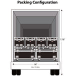 ProX XS-UTL483030W Heavy-Duty Truck Pack Utility Flight Case W-Divider and Tray Kit - 48"X30"X30" - Hollywood DJ