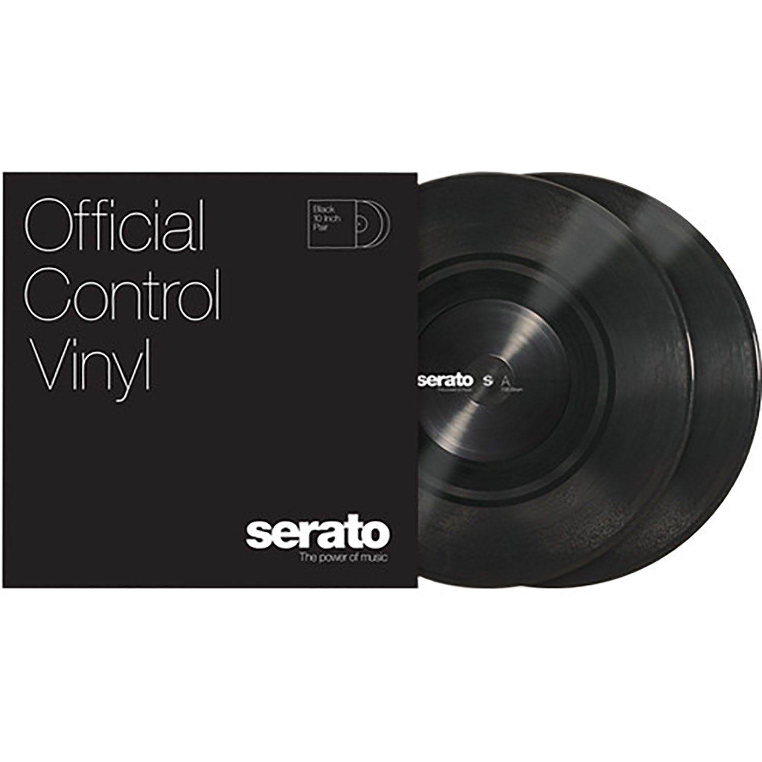 Serato Official Control Vinyl 7" Black (Pair) - Hollywood DJ