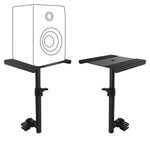 ProX XF-MSTAND Universal Studio Monitor Speaker Tray and Lighting Stand for DJ Facade - Hollywood DJ